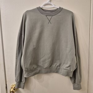 Varley Sage Green Sweatshirt Size Extra Small But Oversized